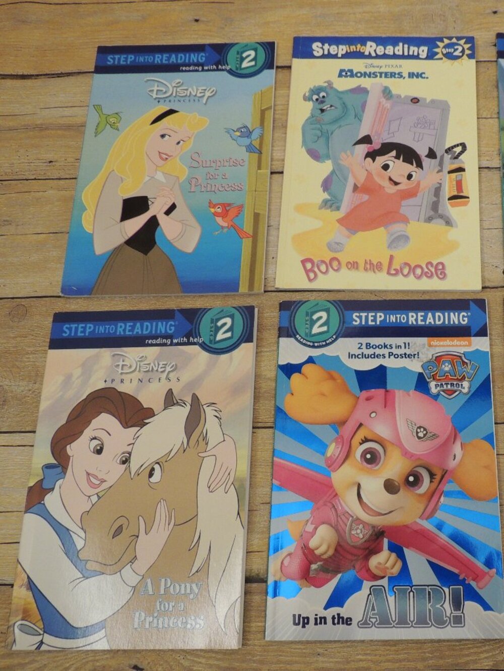 11 Step into Reading Books includes 17 Different Stories